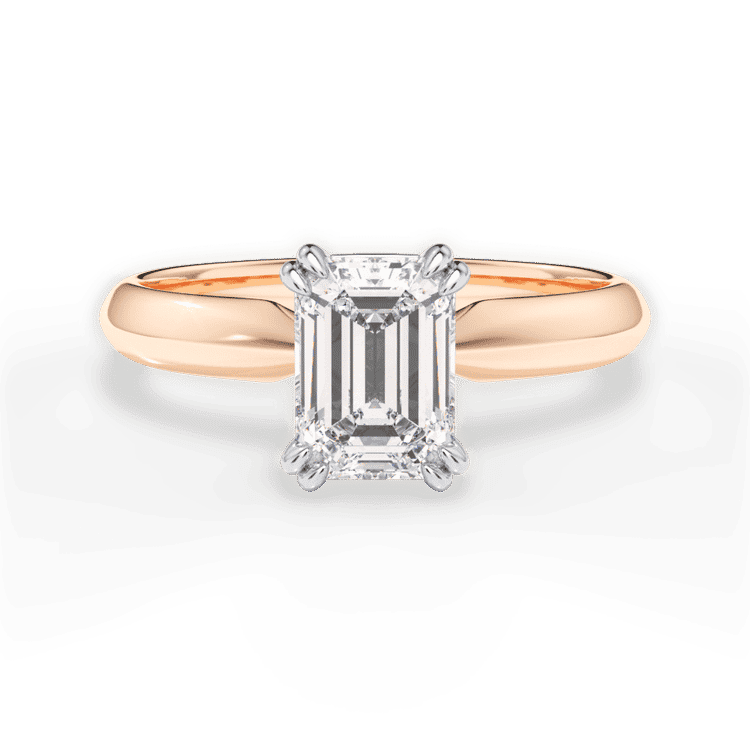 14kt Rose Gold/18kt Rose Gold/emerald/top sku 1ECZ7262