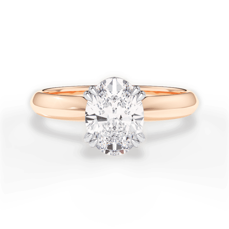 14kt Rose Gold/18kt Rose Gold/oval/top sku 1OZ7262