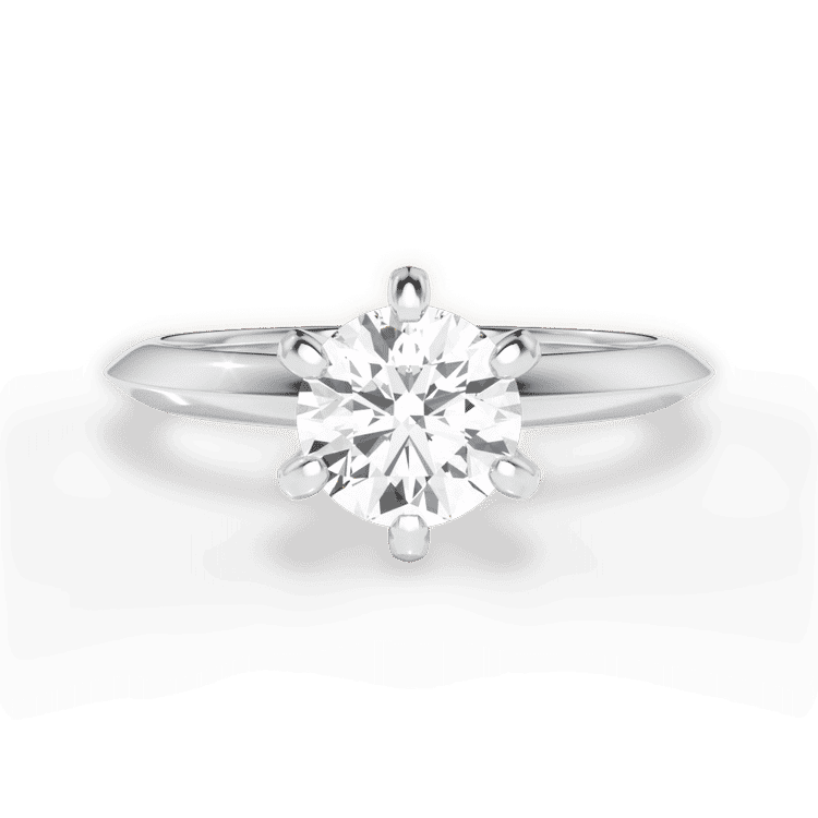 14kt White Gold/18kt White Gold/Platinum/round/top sku 1RZ7295