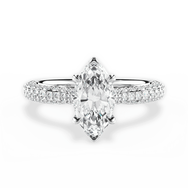 14kt White Gold/18kt White Gold/Platinum/marquise/top sku 1MZ1350