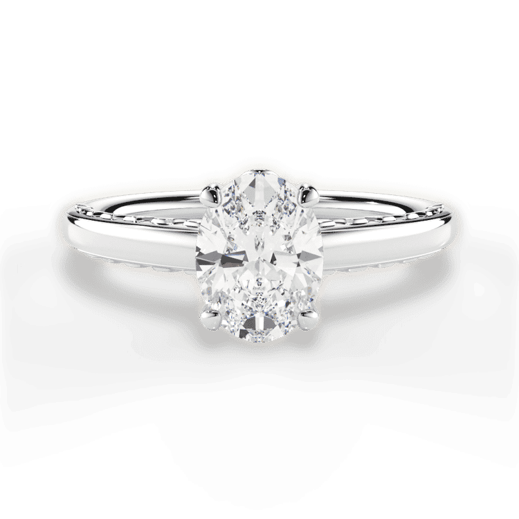 14kt White Gold/18kt White Gold/Platinum/oval/top sku 1OZ2850