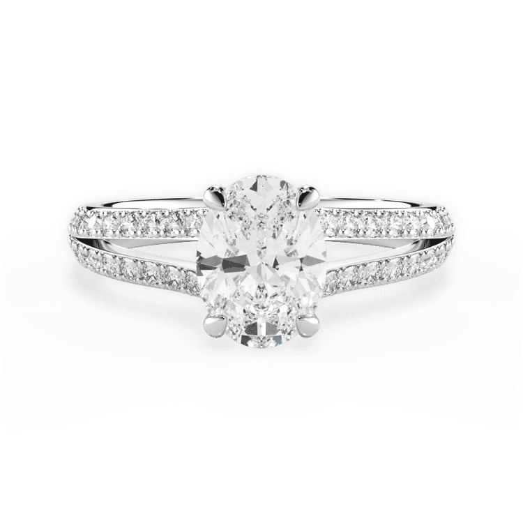 14kt White Gold/18kt White Gold/Platinum/oval/top sku 1OZ2488