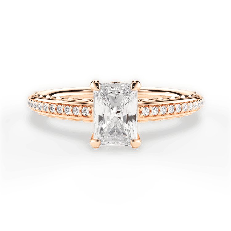 14kt Rose Gold/18kt Rose Gold/radiant/top sku 1RAZ2851