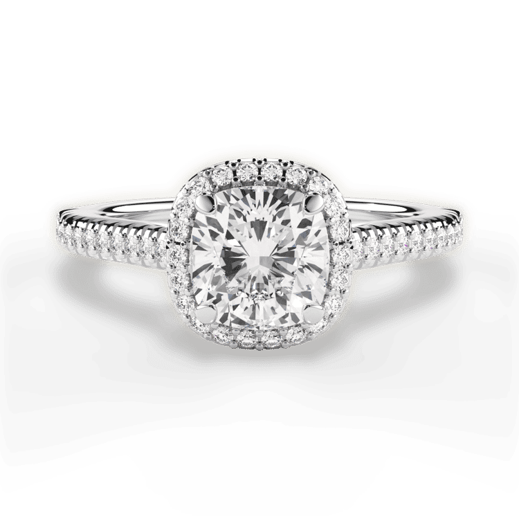 14kt White Gold/18kt White Gold/Platinum/cushion/top sku 1CUZ3702