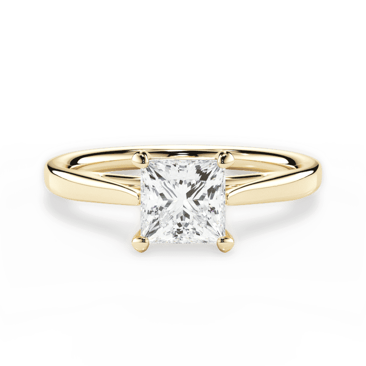 14kt Yellow Gold/18kt Yellow Gold/princess/top sku 1PCZ1407