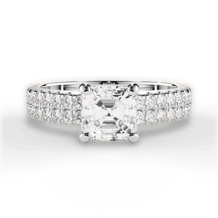 14kt White Gold/18kt White Gold/Platinum/asscher/top sku 1ASZ1324