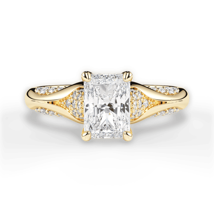 14kt Yellow Gold/18kt Yellow Gold/radiant/top sku 1RAZ1180