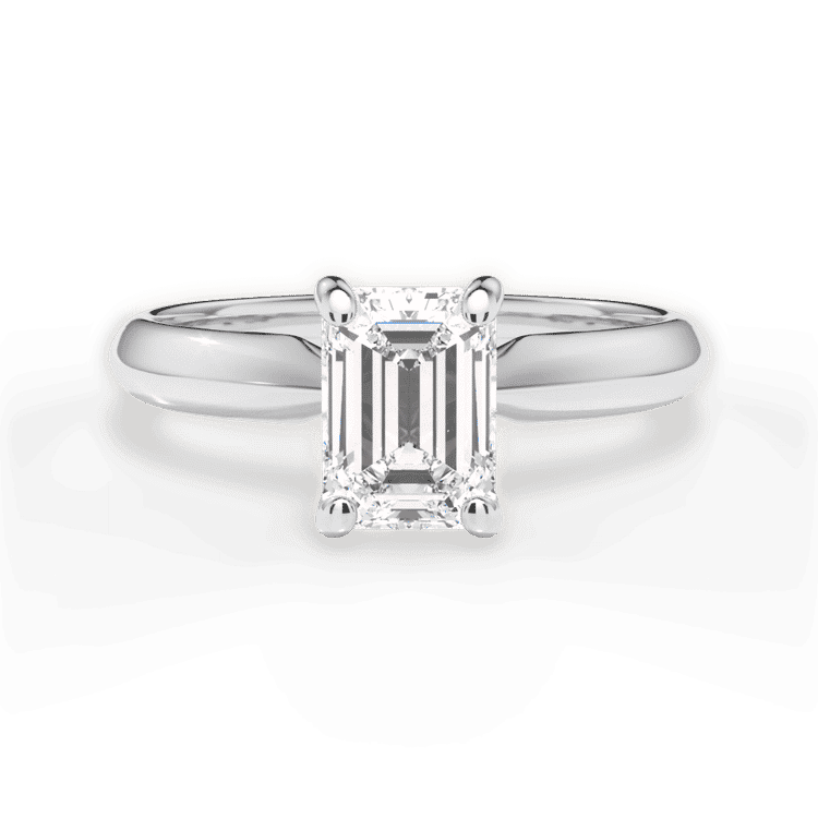 14kt White Gold/18kt White Gold/Platinum/emerald/top sku 1ECZ7261