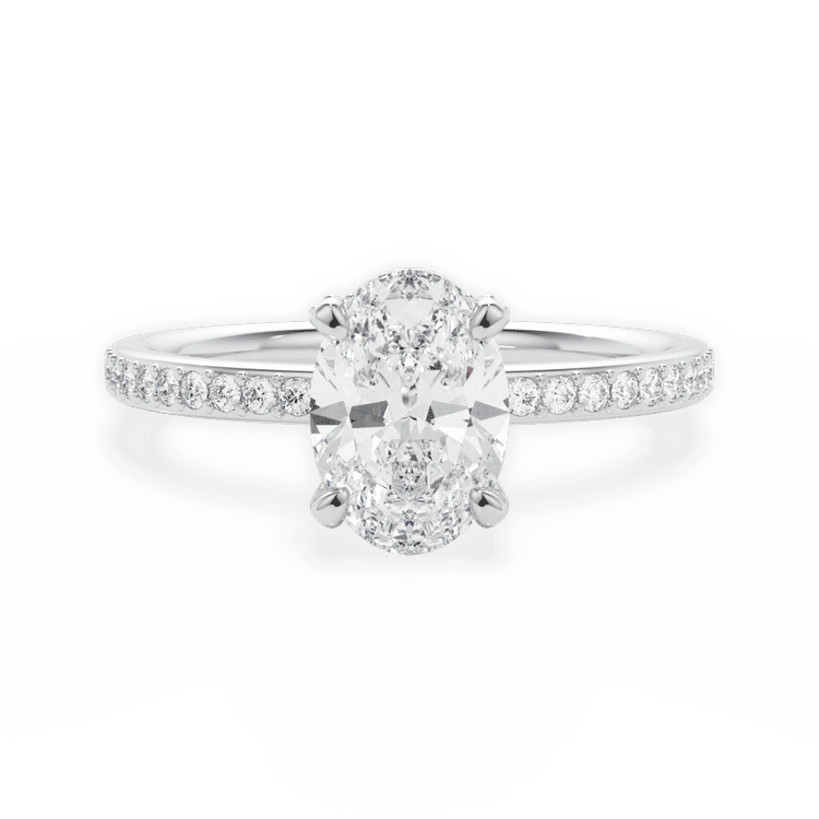 14kt White Gold/18kt White Gold/Platinum/oval/top sku 1OZ1509