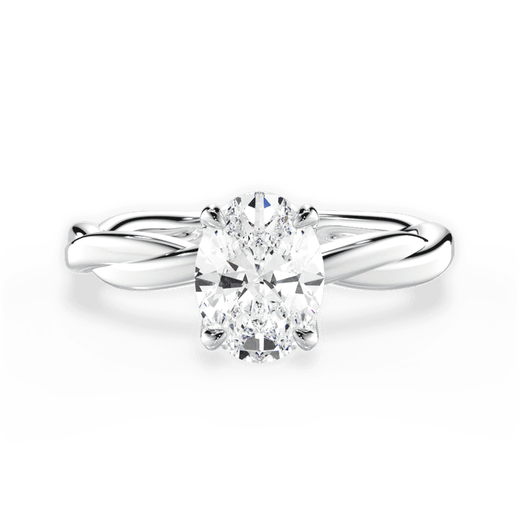 14kt White Gold/18kt White Gold/Platinum/oval/top sku 1OZ4702