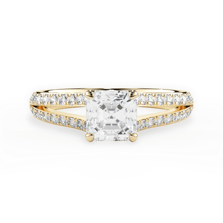 14kt Yellow Gold/18kt Yellow Gold/asscher/top sku 1ASZ2488