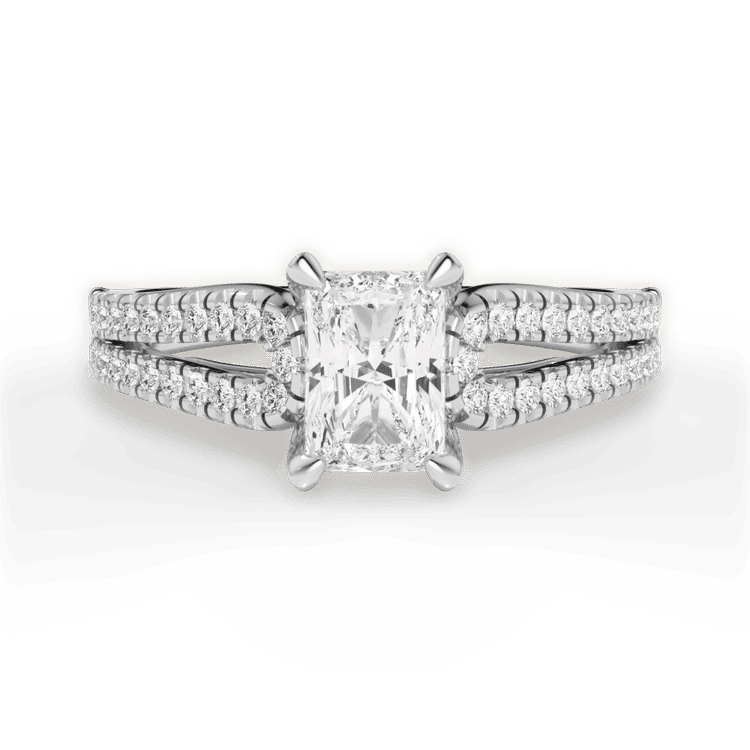 14kt White Gold/18kt White Gold/Platinum/radiant/top sku 1RAZ2483