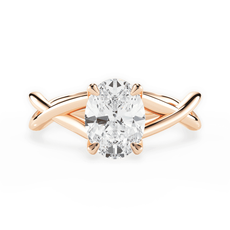 14kt Rose Gold/18kt Rose Gold/oval/top sku 1OZ4706
