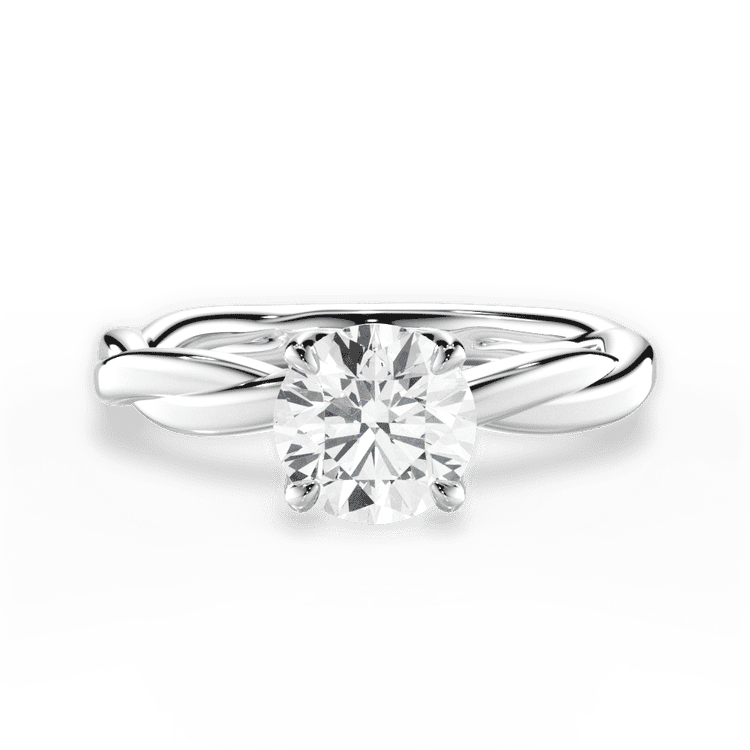 14kt White Gold/18kt White Gold/Platinum/round/top sku 1RZ4702