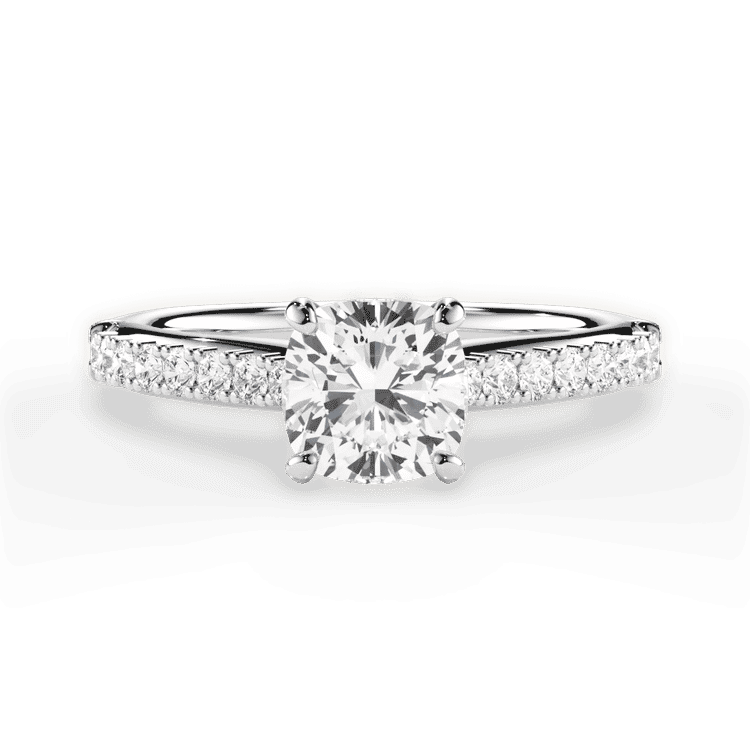 14kt White Gold/18kt White Gold/Platinum/cushion/top sku 1CUZ2489