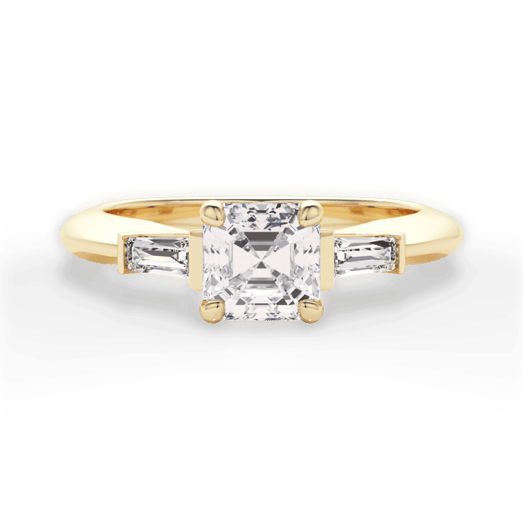 14kt Yellow Gold/18kt Yellow Gold/asscher/top sku 1ASZ1013