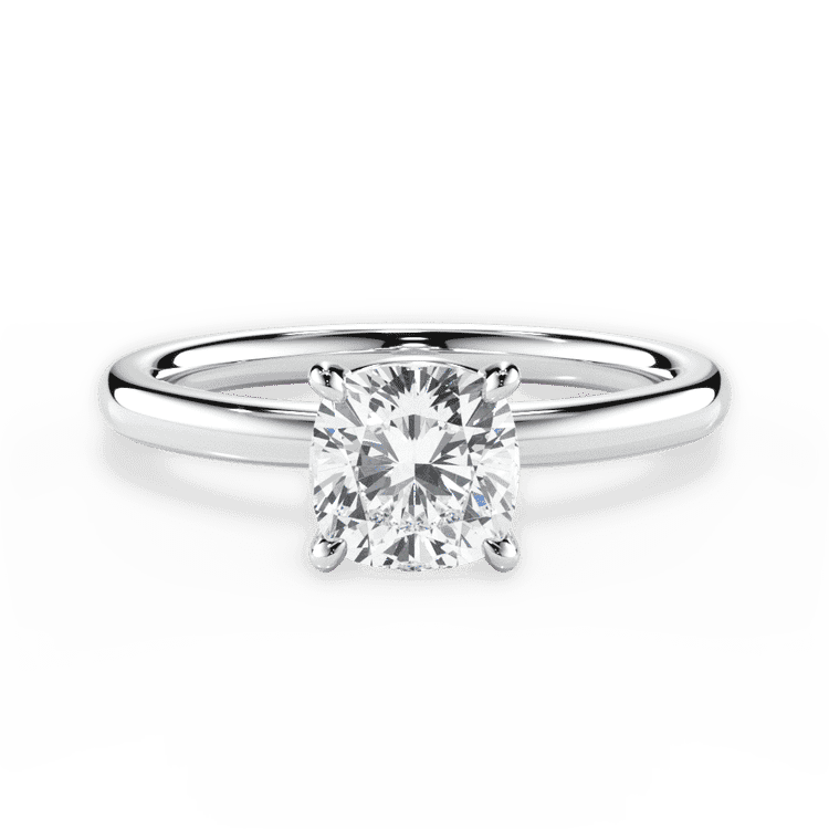 14kt White Gold/18kt White Gold/Platinum/cushion/top sku 1CUZ4775