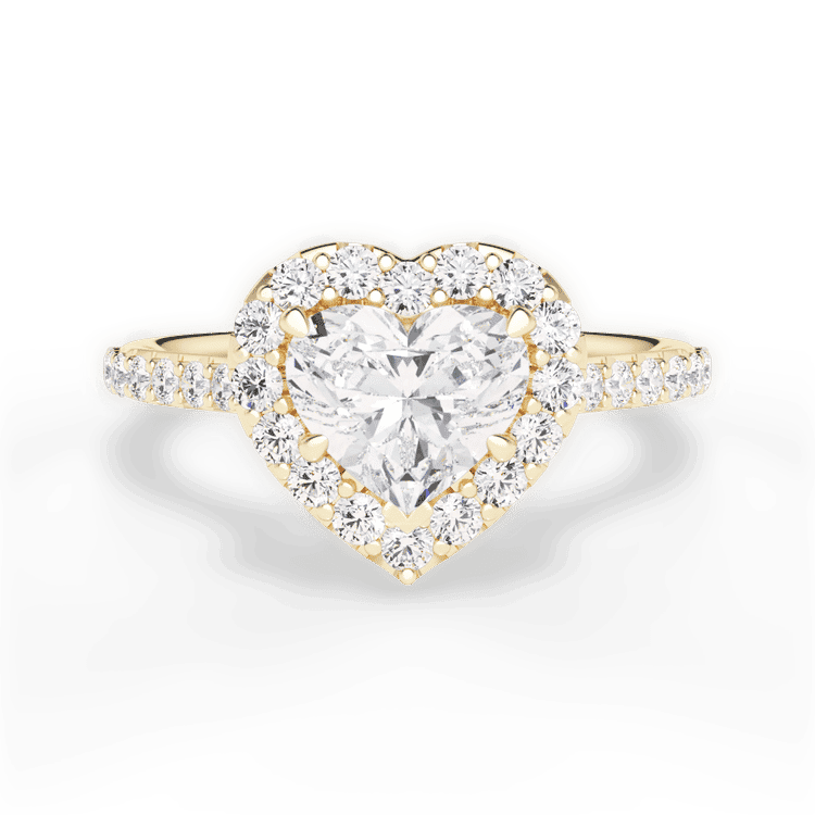 14kt Yellow Gold/18kt Yellow Gold/heart/top sku 1HZ1323