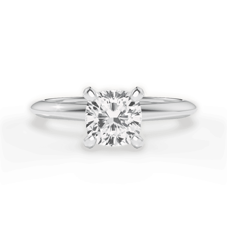 14kt White Gold/18kt White Gold/Platinum/cushion/top sku 1CUZ7286