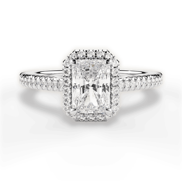 14kt White Gold/18kt White Gold/Platinum/radiant/top sku 1RAZ3702