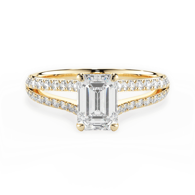 14kt Yellow Gold/18kt Yellow Gold/emerald/top sku 1ECZ2488