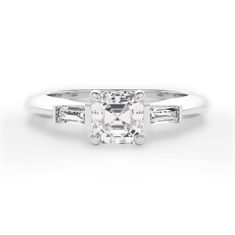 14kt White Gold/18kt White Gold/Platinum/asscher/top sku 1ASZ1013