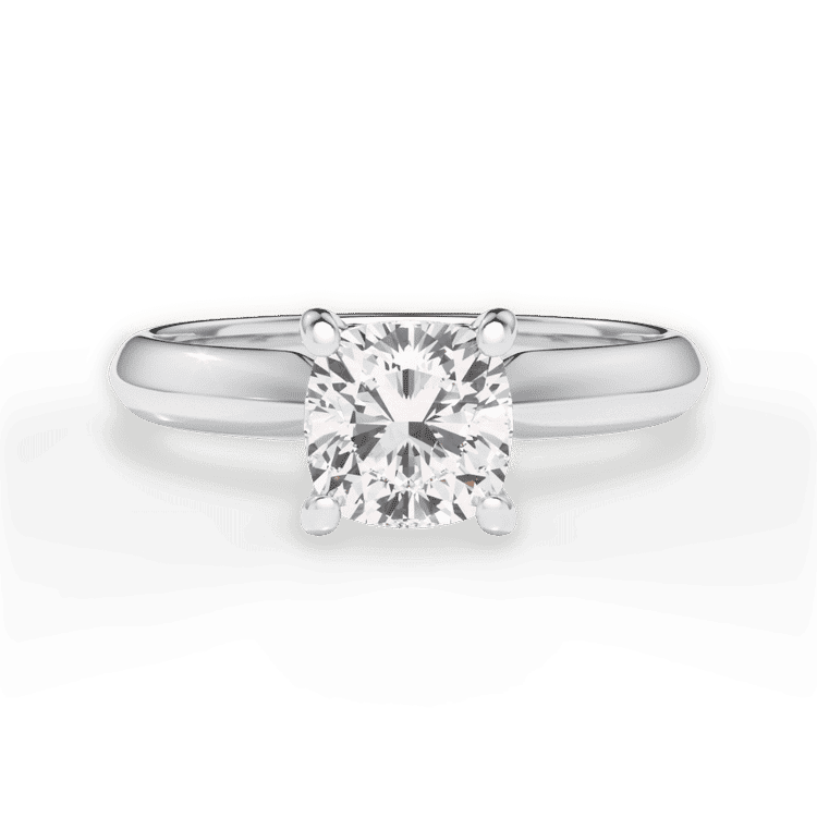 14kt White Gold/18kt White Gold/Platinum/cushion/top sku 1CUZ7261