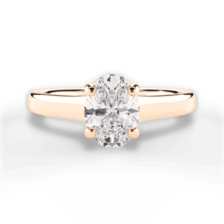 14kt Rose Gold/18kt Rose Gold/oval/top sku 1OZ1178