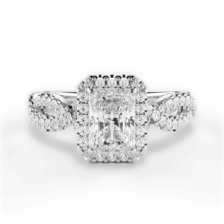 14kt White Gold/18kt White Gold/Platinum/radiant/top sku 1RAZ1318