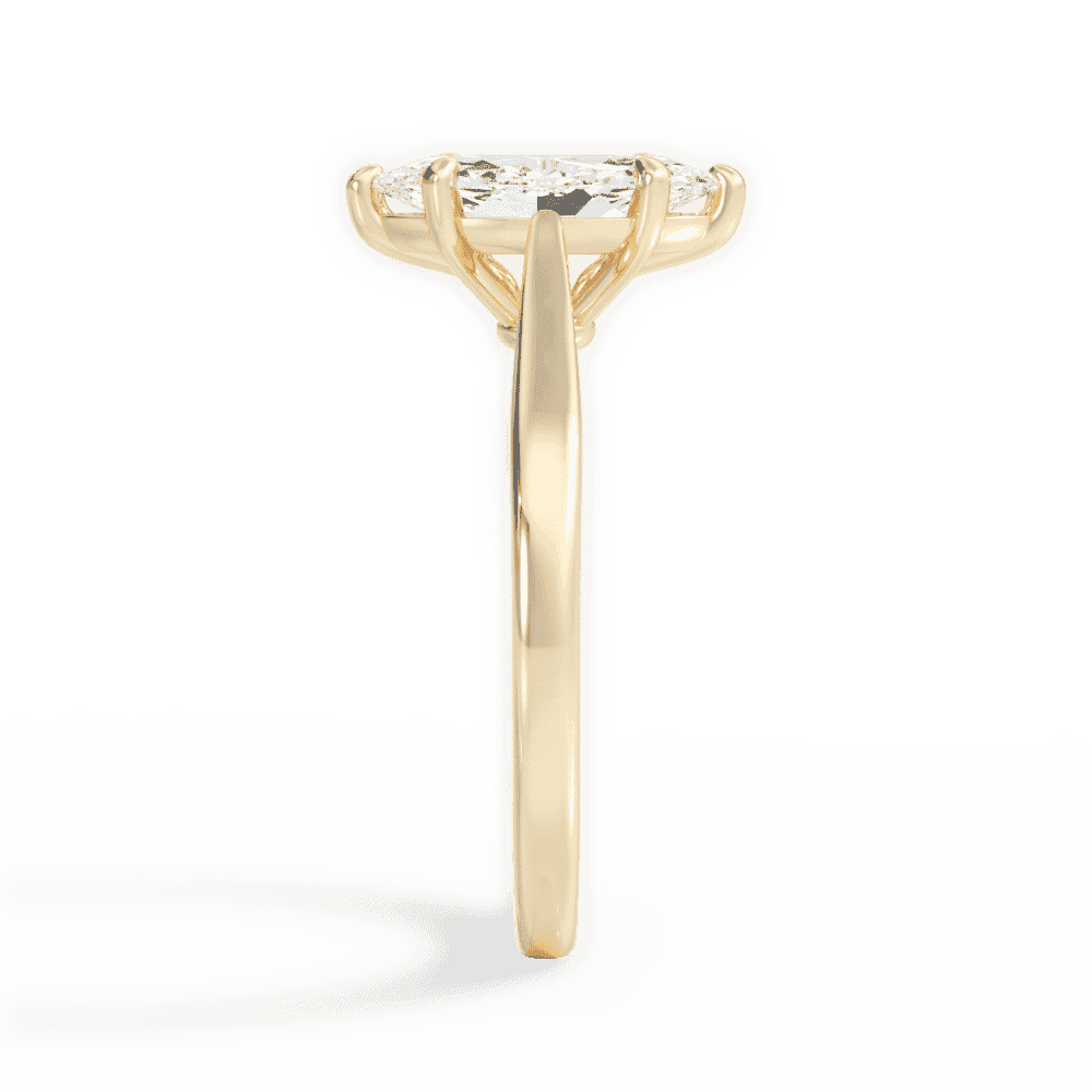 14kt Yellow Gold/18kt Yellow Gold/marquise/perspective
