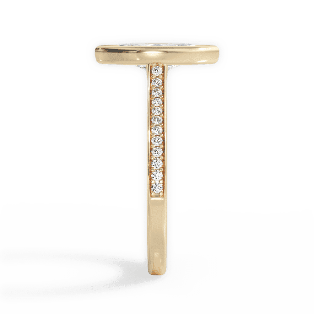 14kt Yellow Gold/18kt Yellow Gold/marquise/perspective
