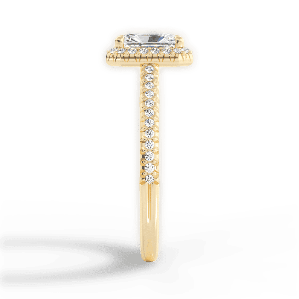 14kt Yellow Gold/18kt Yellow Gold/radiant/perspective