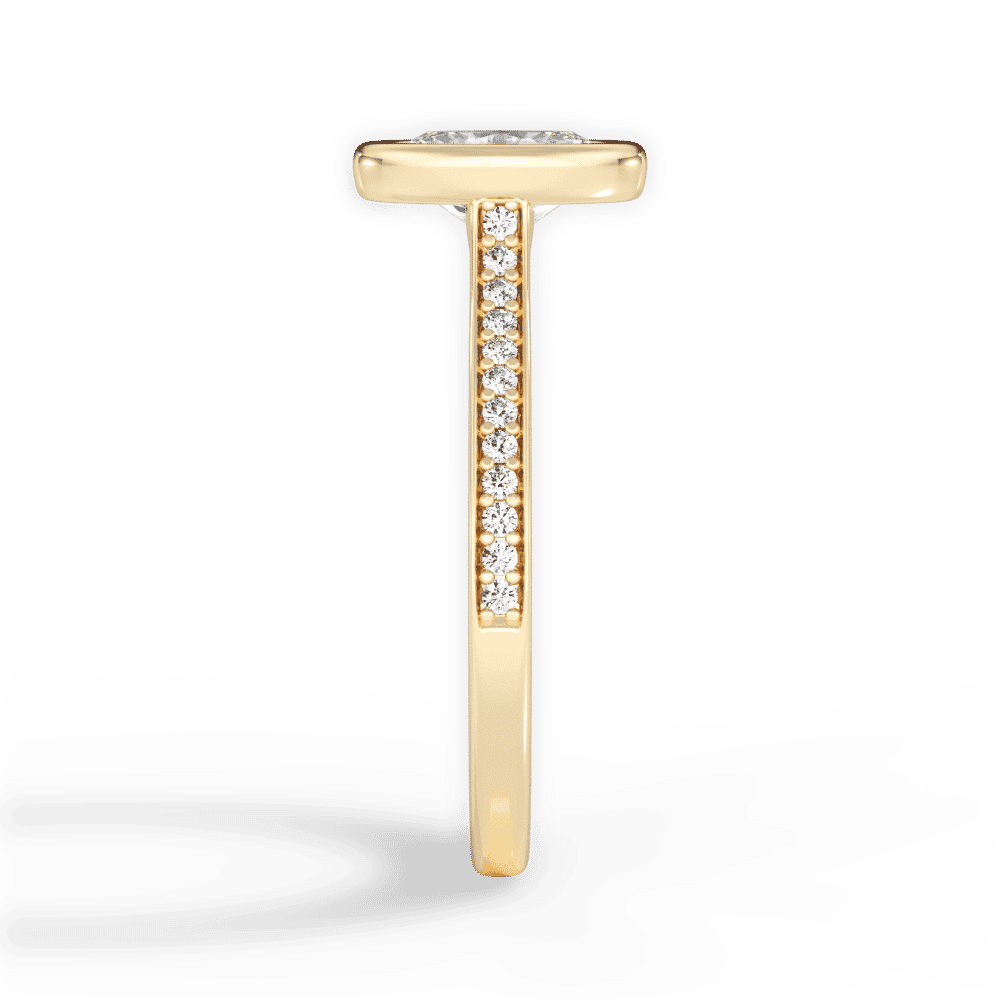 14kt Yellow Gold/18kt Yellow Gold/oval/perspective