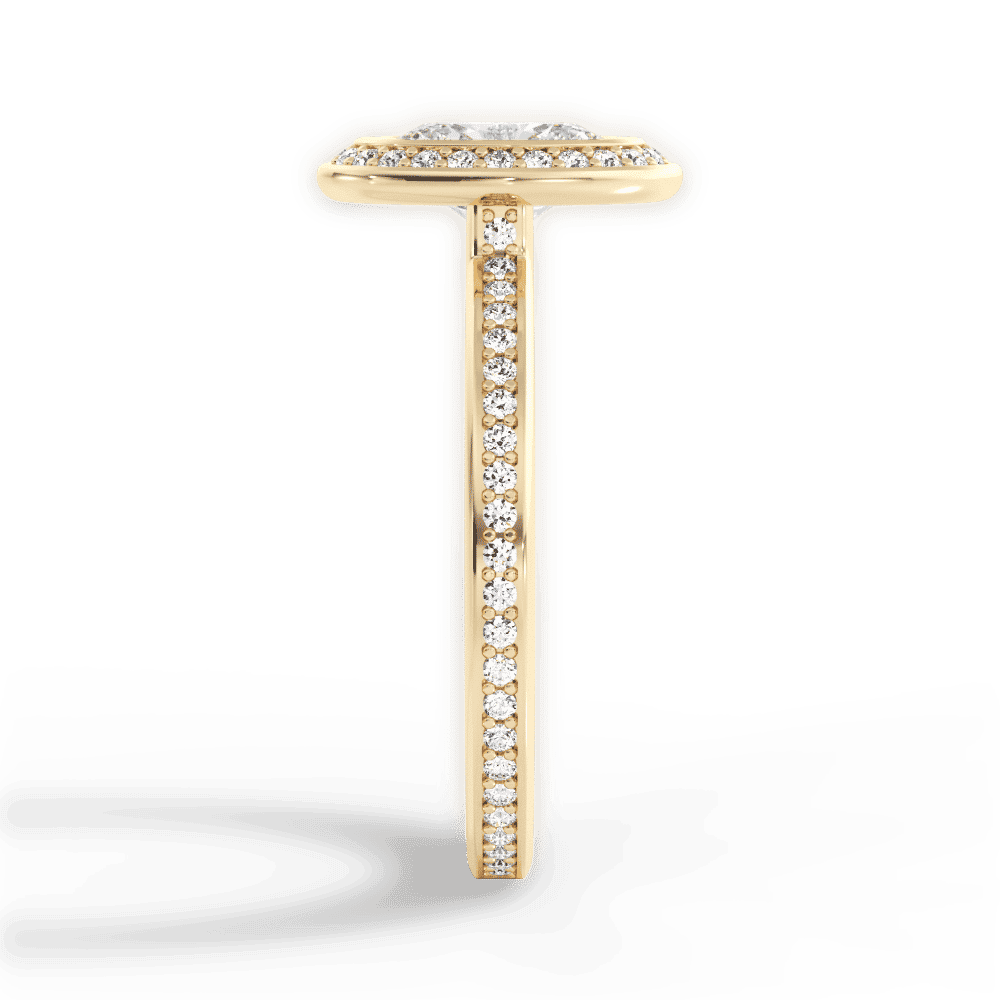 14kt Yellow Gold/18kt Yellow Gold/oval/perspective
