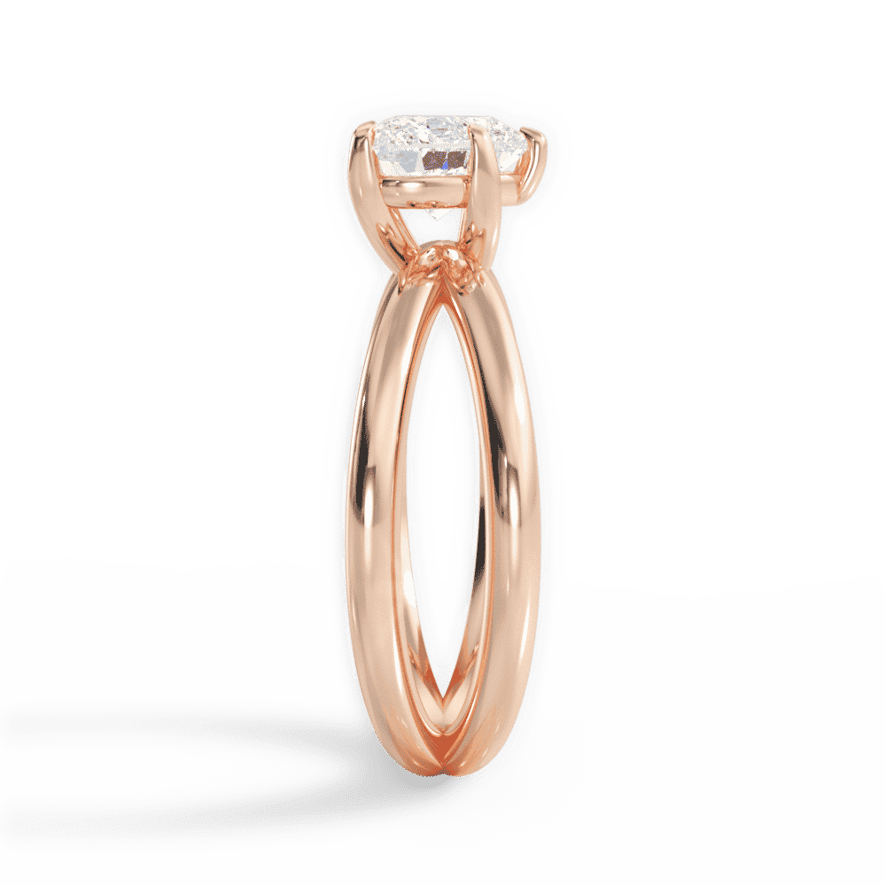 14kt Rose Gold/18kt Rose Gold/heart/perspective