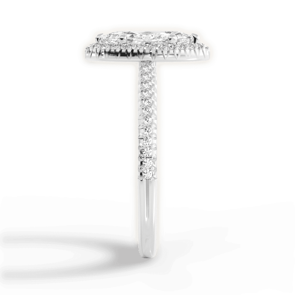 14kt White Gold/18kt White Gold/Platinum/marquise/perspective