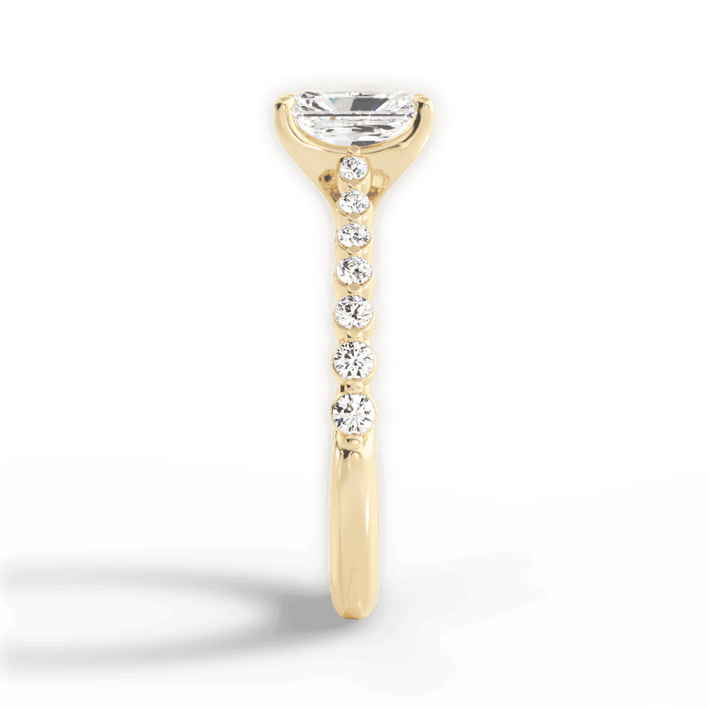 14kt Yellow Gold/18kt Yellow Gold/radiant/perspective