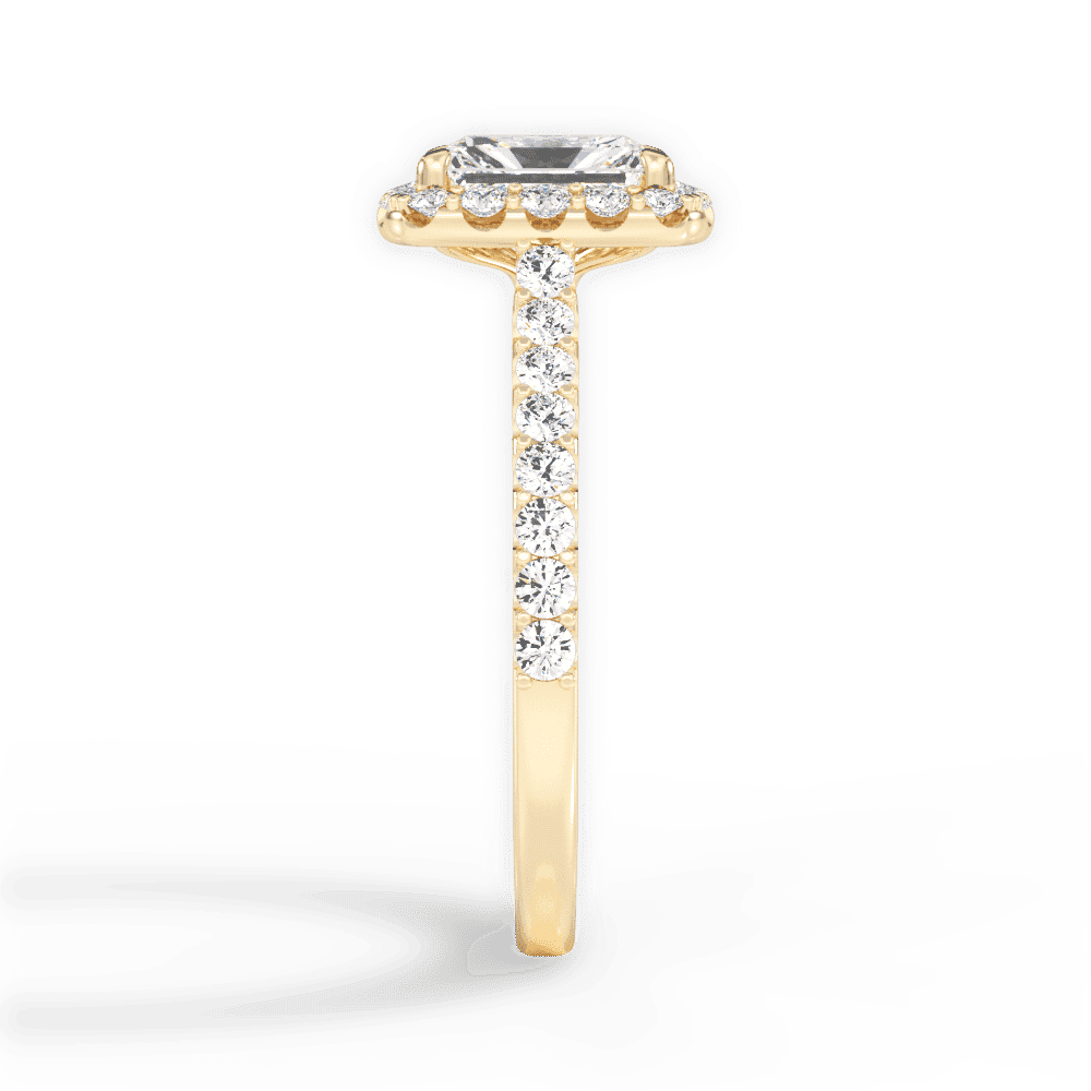 14kt Yellow Gold/18kt Yellow Gold/radiant/perspective