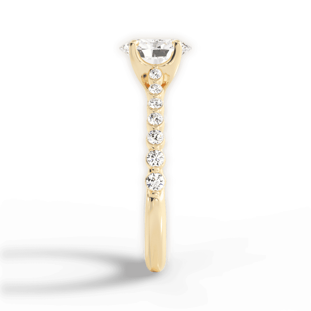 14kt Yellow Gold/18kt Yellow Gold/oval/perspective