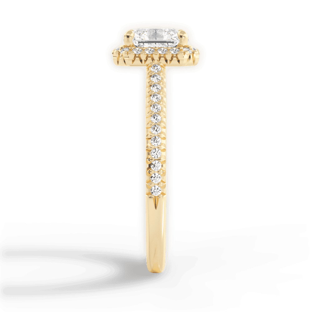 14kt Yellow Gold/18kt Yellow Gold/asscher/perspective
