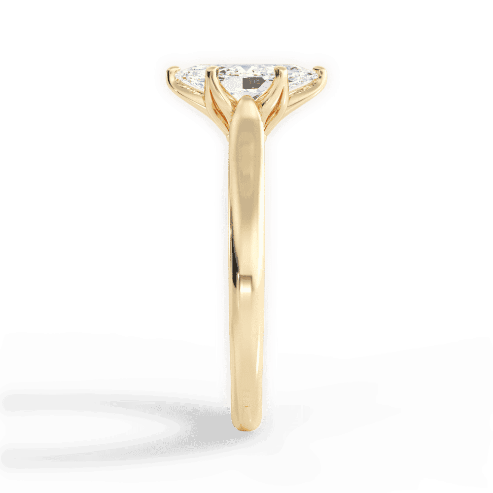 14kt Yellow Gold/18kt Yellow Gold/marquise/perspective
