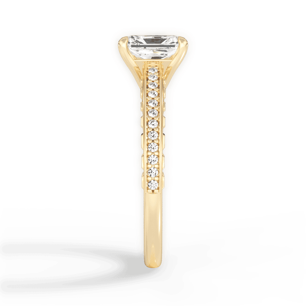 14kt Yellow Gold/18kt Yellow Gold/radiant/perspective