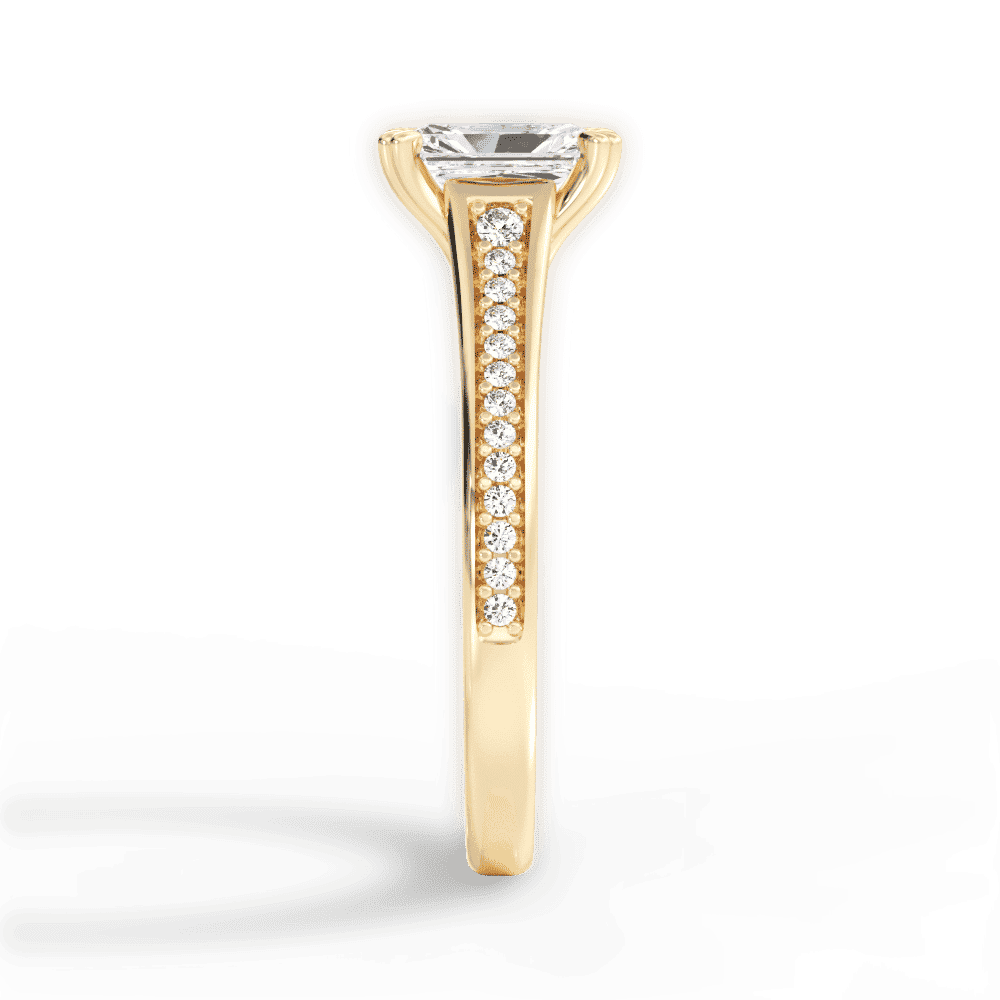 14kt Yellow Gold/18kt Yellow Gold/radiant/perspective