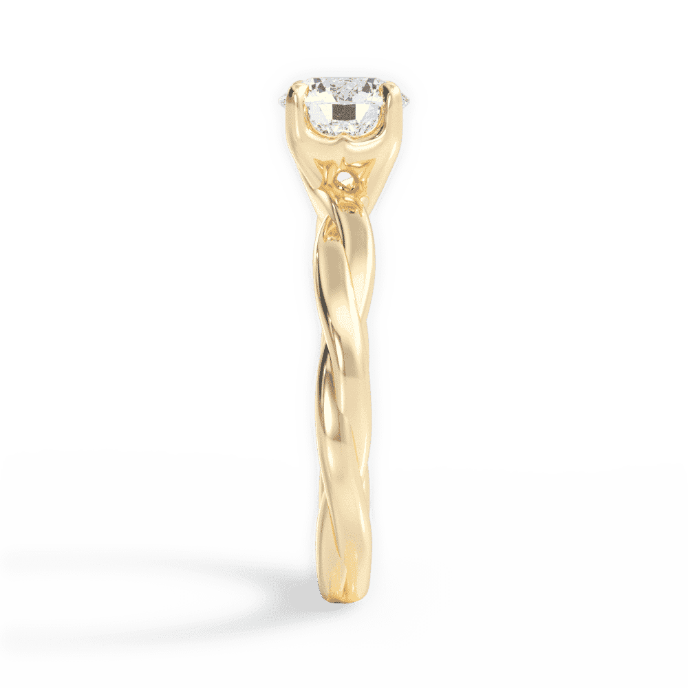 14kt Yellow Gold/18kt Yellow Gold/round/perspective