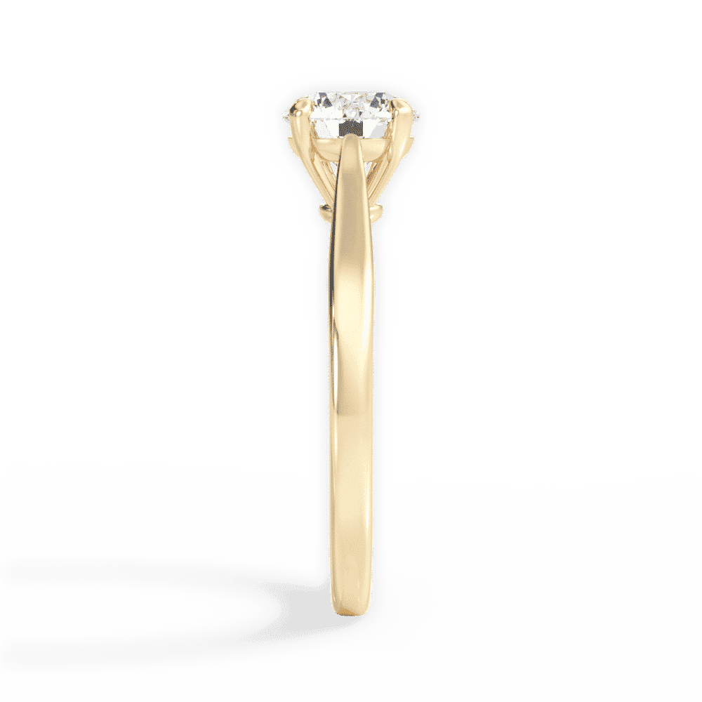 14kt Yellow Gold/18kt Yellow Gold/round/perspective