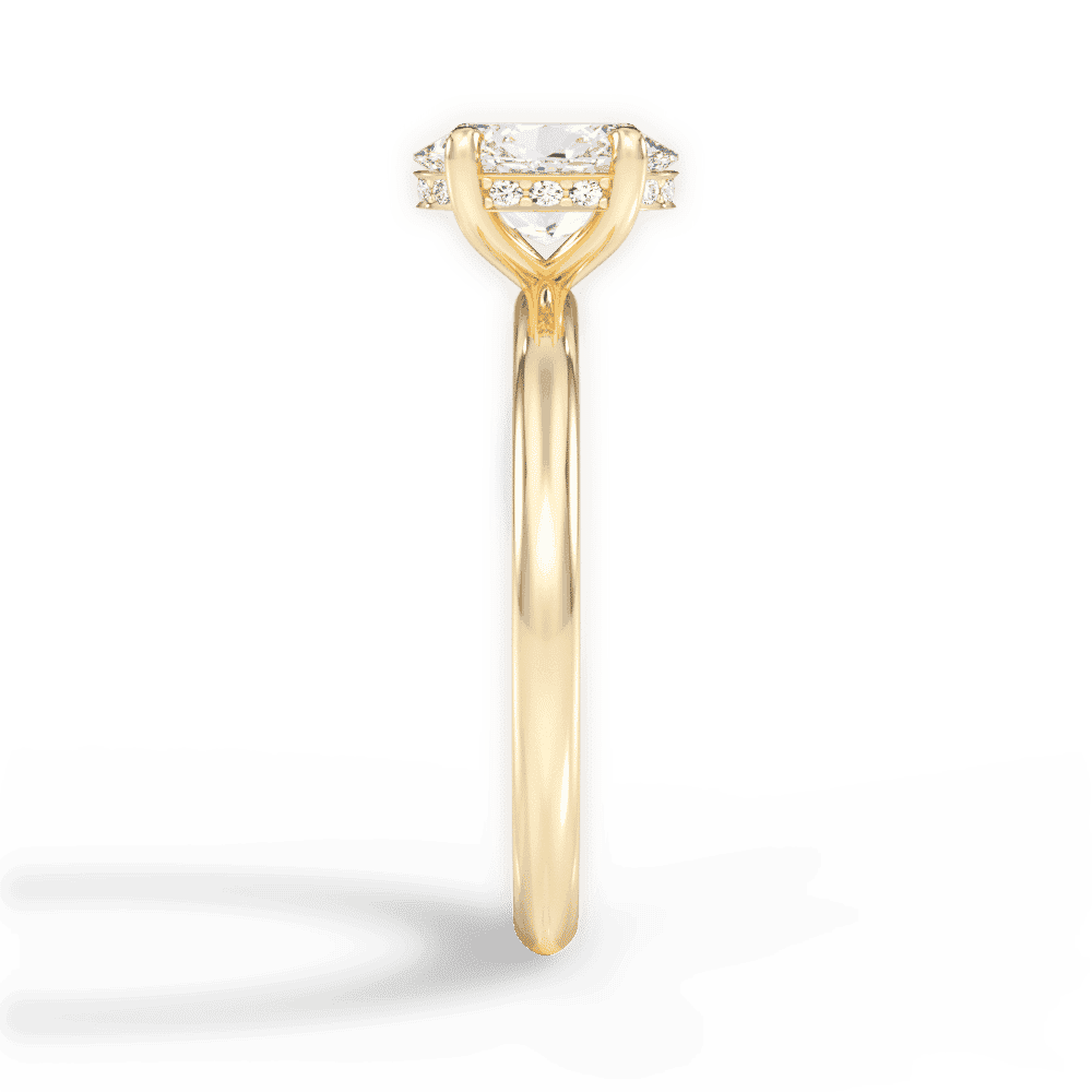 14kt Yellow Gold/18kt Yellow Gold/oval/perspective