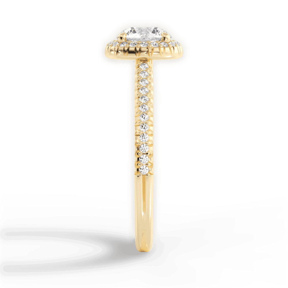 14kt Yellow Gold/18kt Yellow Gold/round/perspective