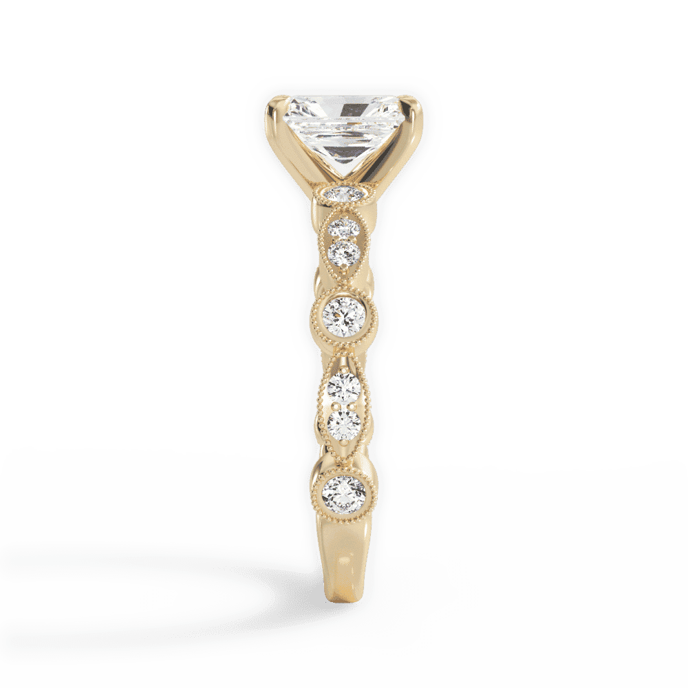 14kt Yellow Gold/18kt Yellow Gold/radiant/perspective