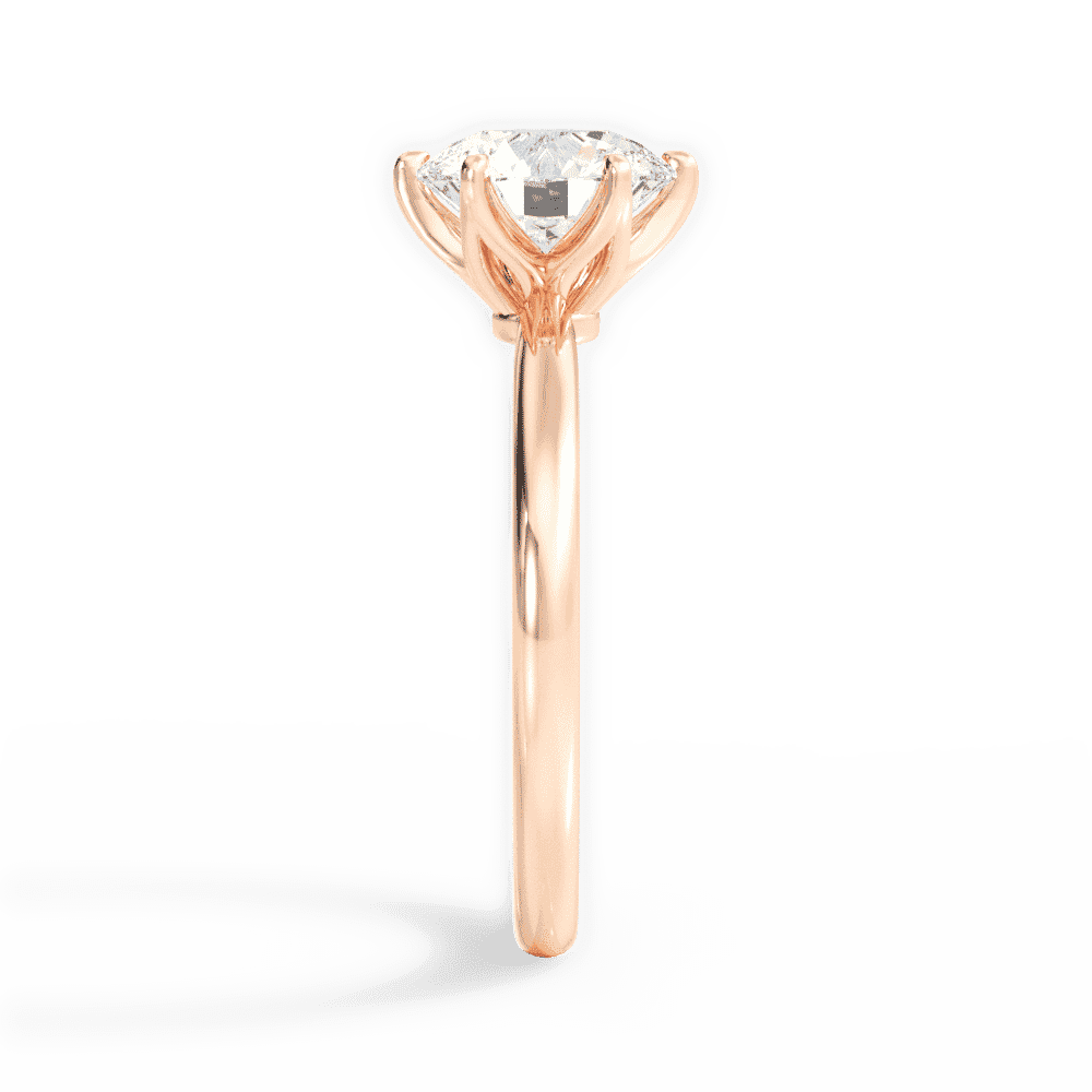 14kt Rose Gold/18kt Rose Gold/round/perspective