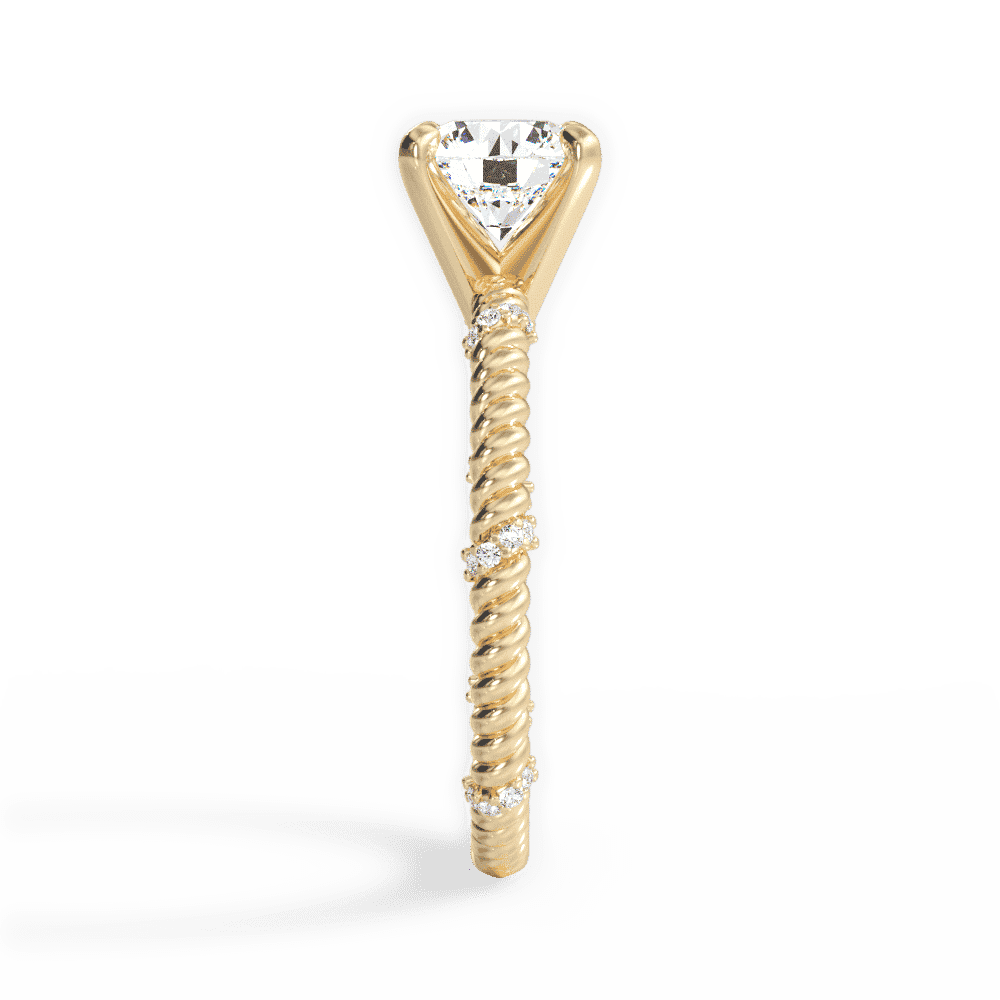 14kt Yellow Gold/18kt Yellow Gold/round/perspective